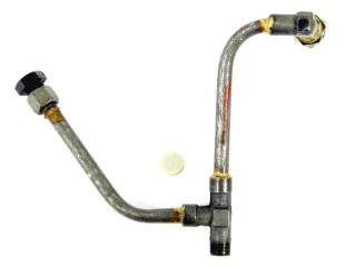 Belarus/MTZ oil-pipe 120 (orbit, valve), upper , original (0)